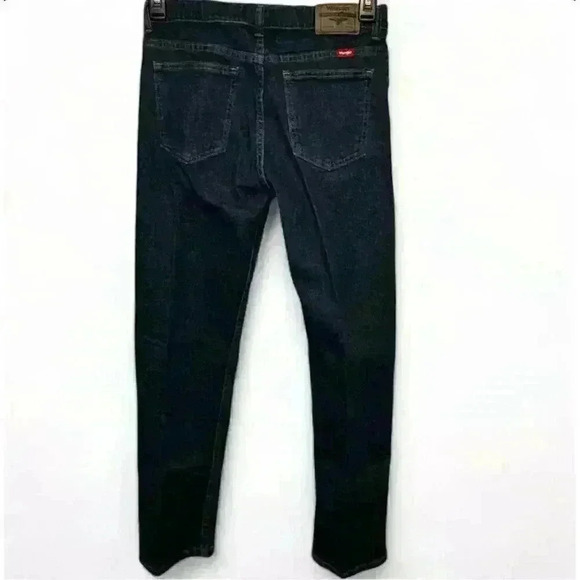Wrangler Boy’s Blue Straight Jeans Size 16 Mid Rise Durable Denim - Picture 2 of 7